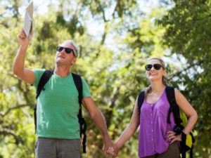 Couple Hiking the Natchez Trace