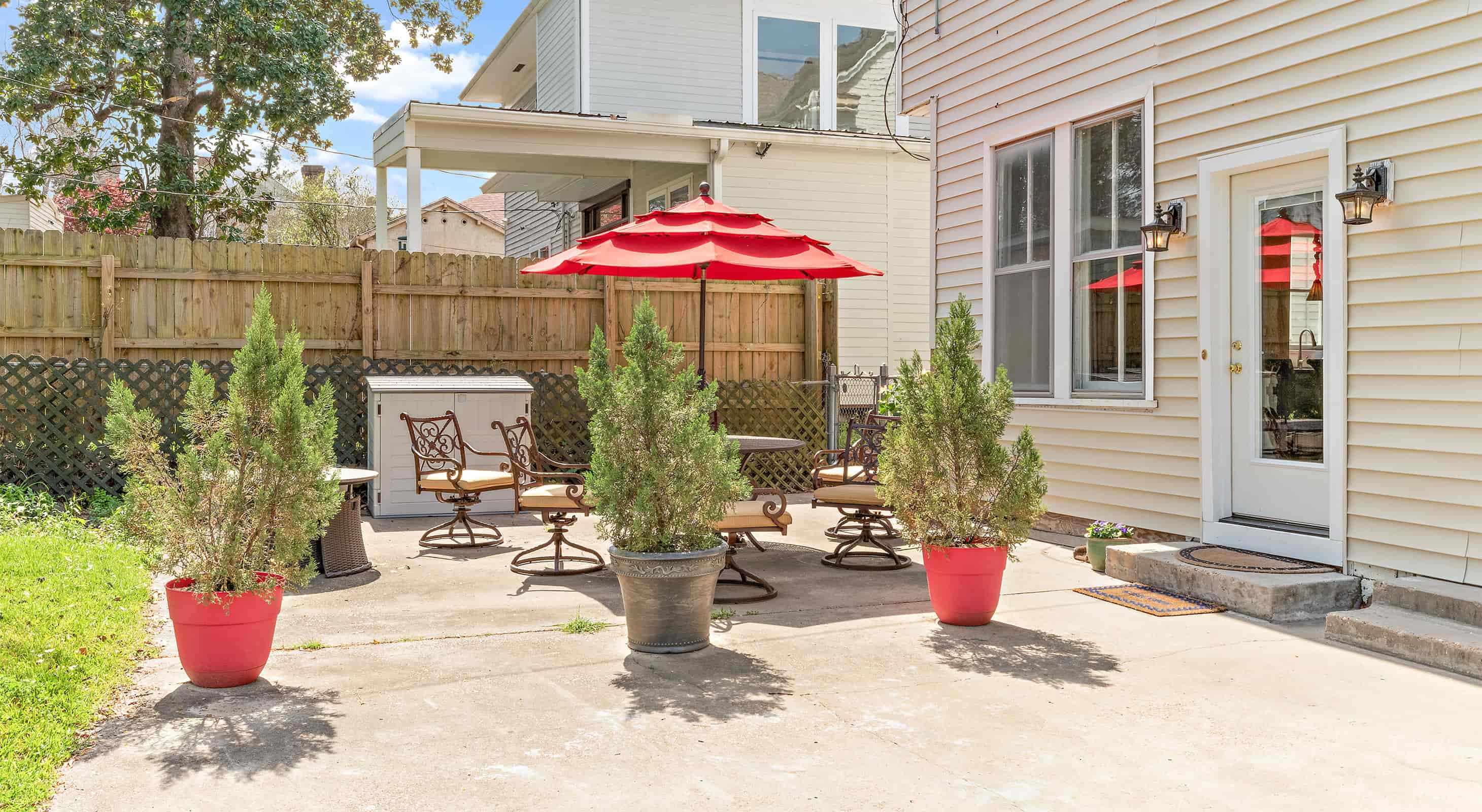 Outdoor Seating Area at Bost House
